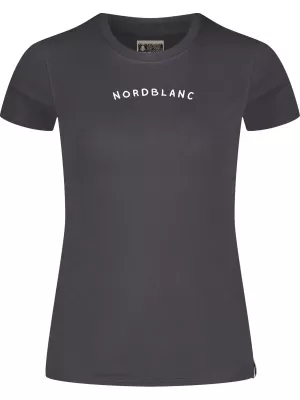 Ženska majica kratkih rukava NORDBLANC INTERSECT NBSLT8179 CRNA