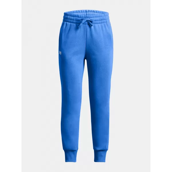  Trenirke za djevojčice UNDER ARMOUR RIVAL FLEECE JOGGERS 1379525-464 PLAVA 