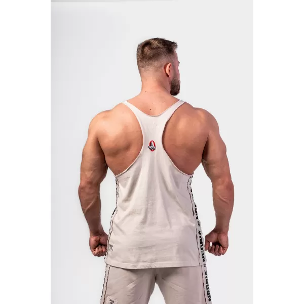  Washed muscle back stringer GOLDEN AGE 791 LIGHT GREY Nebbia 