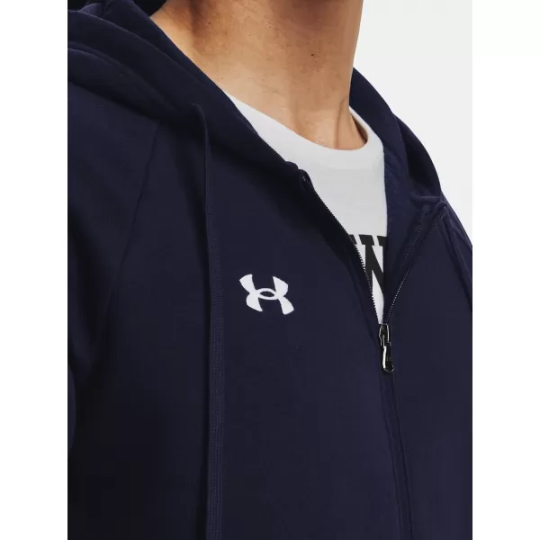  Muški sweatshirt UNDER ARMOUR RIVAL FLEECE FZ HOODIE 1379767-410 PLAVA 
