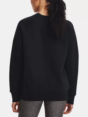 Ženski sweatshirt UNDER ARMOUR RIVAL FLEECE CREW 1379508-001 CRNA