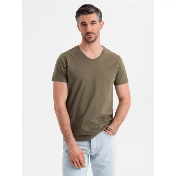  Košulja OMBRE OM-TSBS-0237 TAMNA MASLINA 