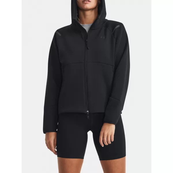  Ženski sweatshirt UNDER ARMOUR UNSTOPPABLE FLC FZ 1379842-001 CRNA 