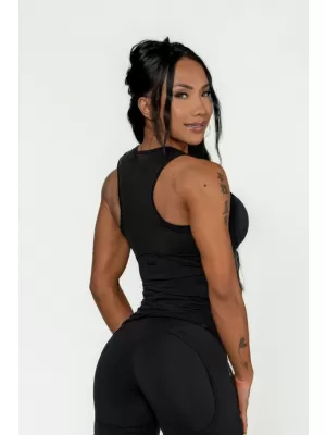 Ženska kompresijska majica bez rukava INTENSE Ultra 835 Gold BLACK Nebbia