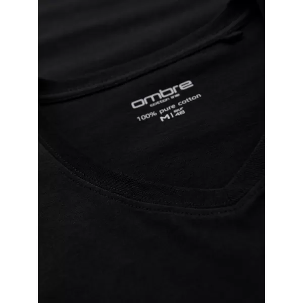  Košulja OMBRE OM-TSBS-0237 CRNI 