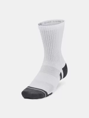 Čarape UNDER ARMOUR PERFORMANCE COTTON 3P MID 1379530-100 BIJELA