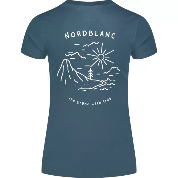  Ženska majica kratkih rukava NORDBLANC INTERSECT NBSLT8179 PLAVA 