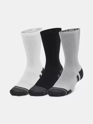 Čarape UNDER ARMOUR PERFORMANCE TECH CREW (3 PÁRY) 1379512-011 SIVA