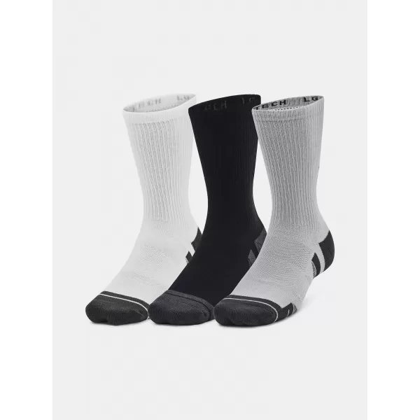  Čarape UNDER ARMOUR PERFORMANCE TECH CREW (3 PÁRY) 1379512-011 SIVA 