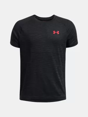 Majica za dječake UNDER ARMOUR TECH TEXTURED SS 1382790-003 CRNA