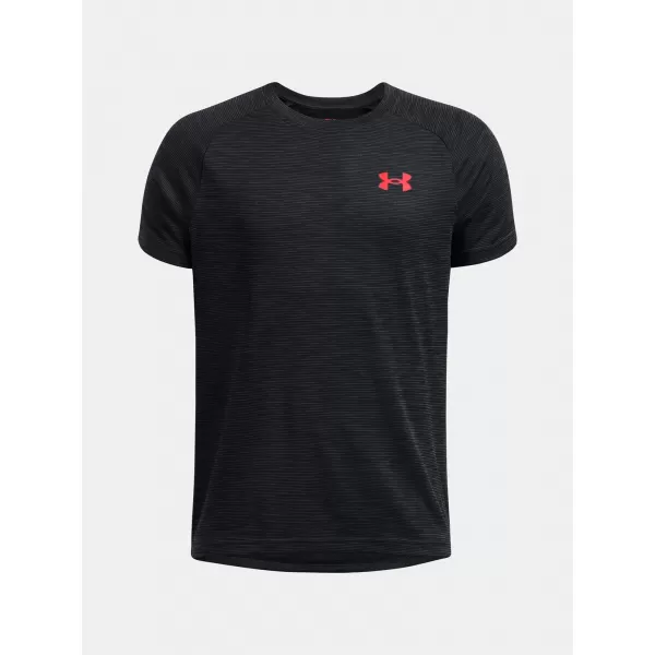  Majica za dječake UNDER ARMOUR TECH TEXTURED SS 1382790-003 CRNA 