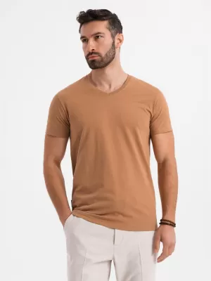 Košulja OMBRE OM-TSBS-0237 SMEĐI