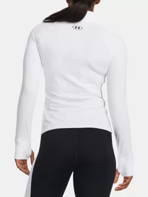 Ženska majica kratkih rukava UNDER ARMOUR TRAIN CW 1/2 ZIP 1379886-100 BIJELA