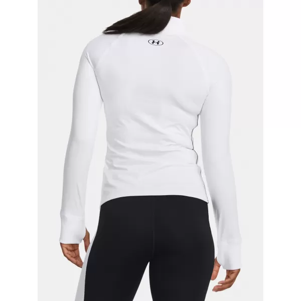  Ženska majica kratkih rukava UNDER ARMOUR TRAIN CW 1/2 ZIP 1379886-100 BIJELA 