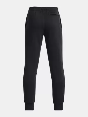 Trenirke za dječake UNDER ARMOUR RIVAL FLEECE JOGGERS 1379787-001 CRNA