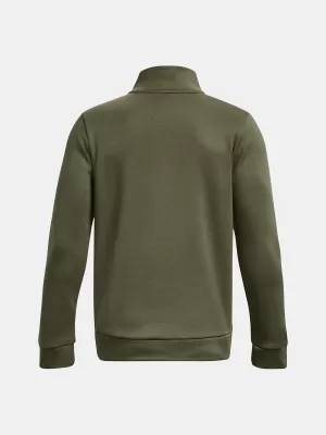 Trenirka za dječake UNDER ARMOUR ARMOUR FLEECE 1/4 ZIP 1373559-390 ZELENA