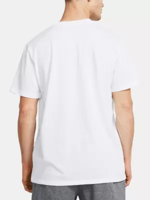 Muška majica kratkih rukava UNDER ARMOUR HW ARMOUR LABEL SS 1382831-100 BIJELA