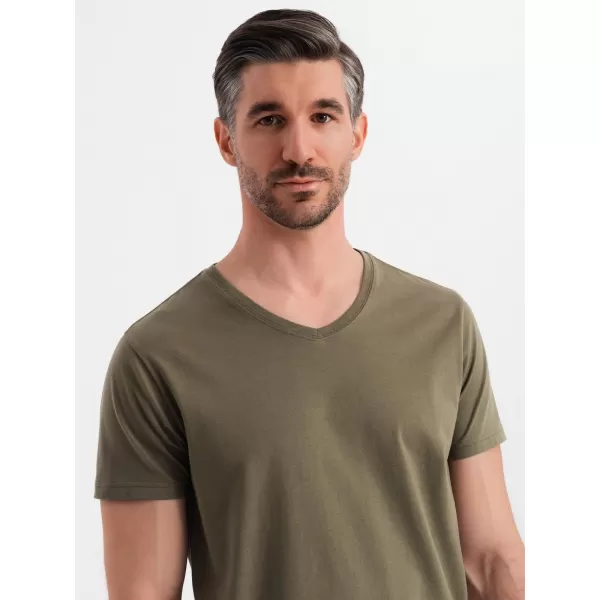  Košulja OMBRE OM-TSBS-0237 TAMNA MASLINA 