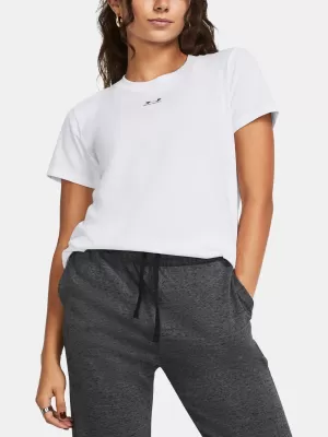 Ženska majica kratkih rukava UNDER ARMOUR CAMPUS CORE SS 1383648-100 BIJELA