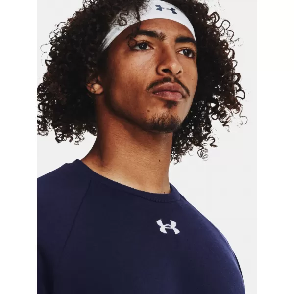  Muški sweatshirt UNDER ARMOUR RIVAL FLEECE CREW 1379755-410 PLAVA 