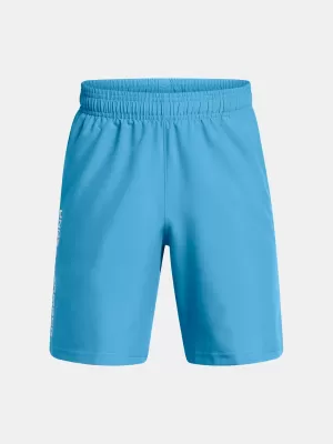 Kratke hlače za dječake UNDER ARMOUR TECH WOVEN WORDMARK SHORT 1383341-452 PLAVA