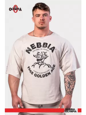 Top od isprane pamučne krpe GOLDEN AGE 788 LIGHT GREY Nebbia