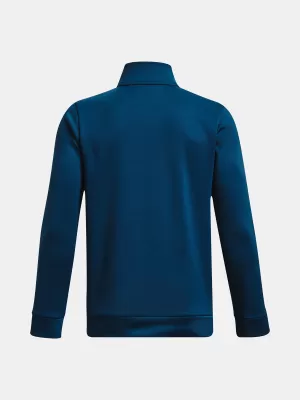 Trenirka za dječake UNDER ARMOUR ARMOUR FLEECE 1/4 ZIP 1373559-426 PLAVA