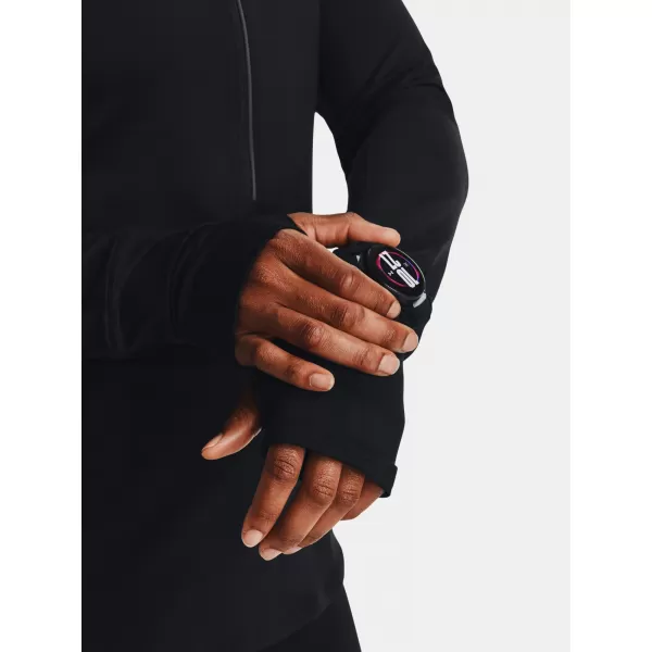  Ženska majica kratkih rukava UNDER ARMOUR QUALIFIER RUN 1/2 ZIP 1379349-001 CRNA 