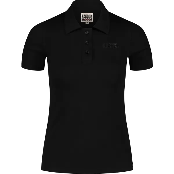  Ženska polo majica NORDBLANC EVERMORE NBSLT8174 CRNA 