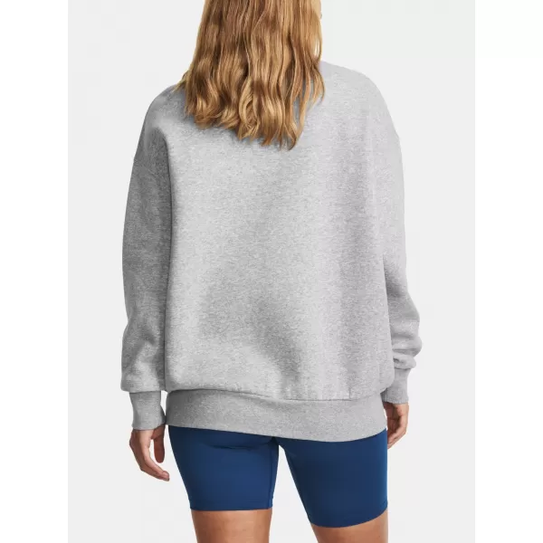  Ženski sweatshirt UNDER ARMOUR ESSENTIAL FLC OS CREW 1379475-012 SIVA 