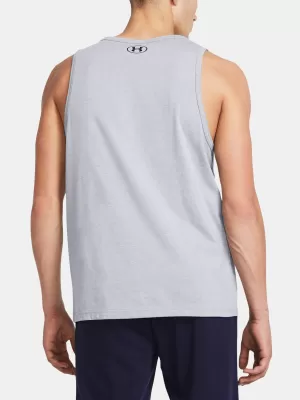 Muška majica bez rukava UNDER ARMOUR SPORTSTYLE LOGO TANK 1382883-035 SIVA