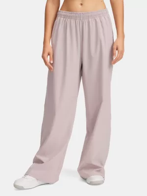 Ženske sportske hlače UNDER ARMOUR RIVAL WIDE LEG PANT 1386453-009 SIVA