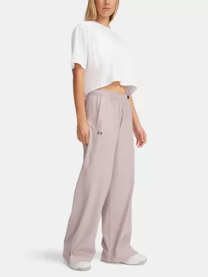 Ženske sportske hlače UNDER ARMOUR RIVAL WIDE LEG PANT 1386453-009 SIVA