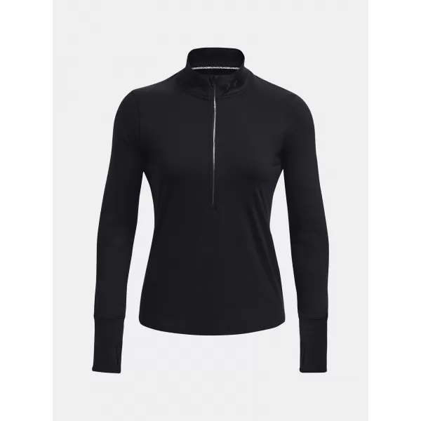  Ženska majica kratkih rukava UNDER ARMOUR QUALIFIER RUN 1/2 ZIP 1379349-001 CRNA 