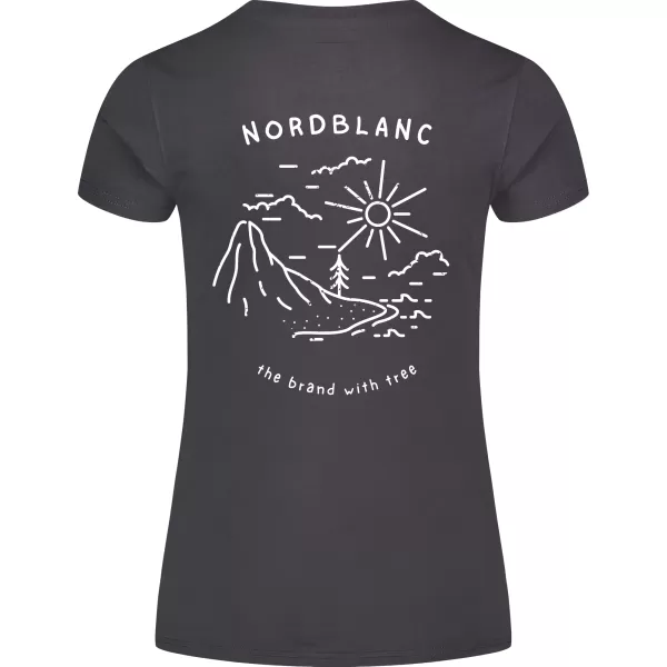  Ženska majica kratkih rukava NORDBLANC INTERSECT NBSLT8179 CRNA 