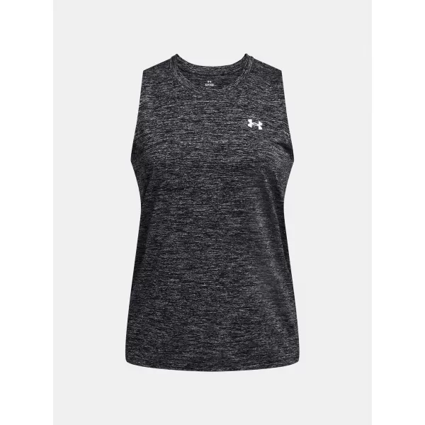  Ženska majica bez rukava UNDER ARMOUR TECH TANK TWIST 1383656-001 CRNA 