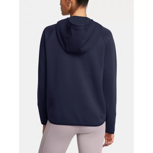  Ženski sweatshirt UNDER ARMOUR UNSTOPPABLE FLEECE FZ 1379842-410 PLAVA 