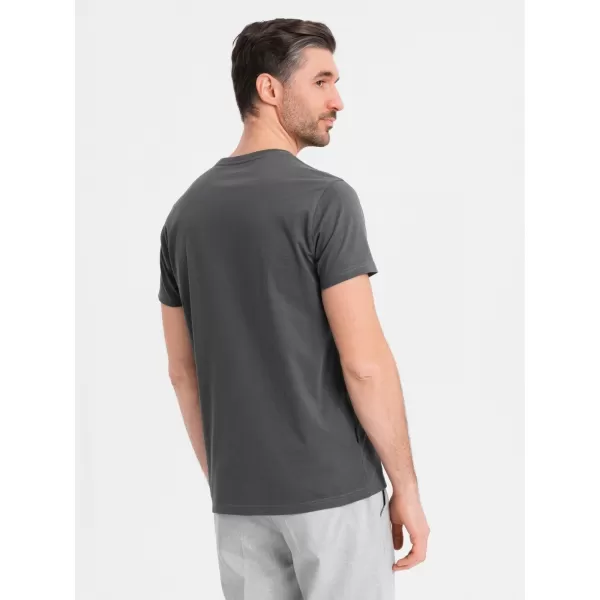  Košulja OMBRE OM-TSBS-0236 GRAFIT 