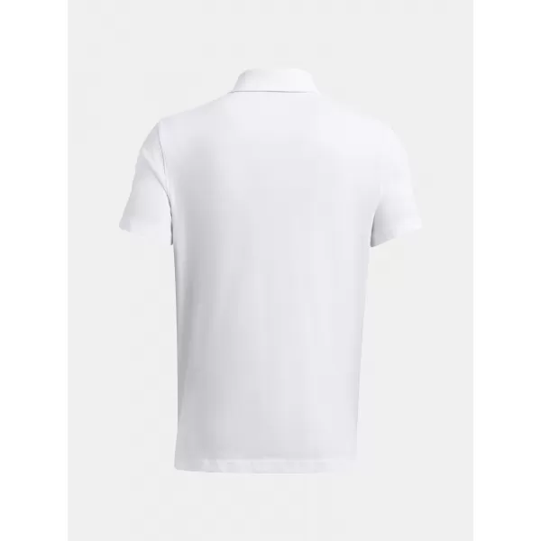  Muška majica kratkih rukava UNDER ARMOUR ICON POLO 1386608-100 BIJELA 