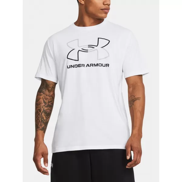  Muška majica kratkih rukava UNDER ARMOUR GL FOUNDATION UPDATE SS 1382915-100 BIJELA 