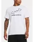 Muška majica kratkih rukava UNDER ARMOUR GL FOUNDATION UPDATE SS 1382915-100 BIJELA