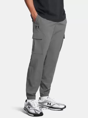 Muške sportske hlače UNDER ARMOUR VIBE WOVEN CARGO PANTS 1386558-025 SIVA