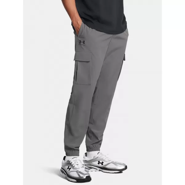  Muške sportske hlače UNDER ARMOUR VIBE WOVEN CARGO PANTS 1386558-025 SIVA 