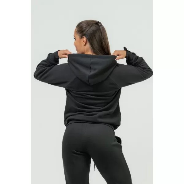  Ženska sportska majica s kapuljačom INTENSE Signature 845 BLACK Nebbia 