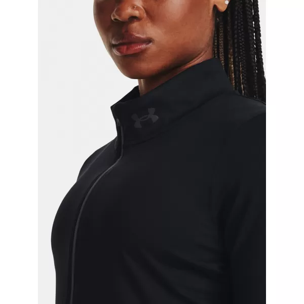 Ženska majica kratkih rukava UNDER ARMOUR QUALIFIER RUN 1/2 ZIP 1379349-001 CRNA 