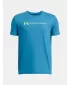 Majica za dječake UNDER ARMOUR B LOGO WORDMARK SS 1389963-452 PLAVA