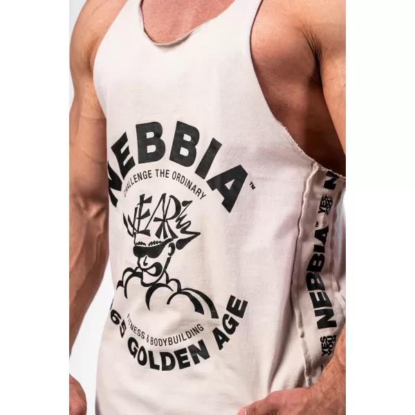  Washed muscle back stringer GOLDEN AGE 791 LIGHT GREY Nebbia 