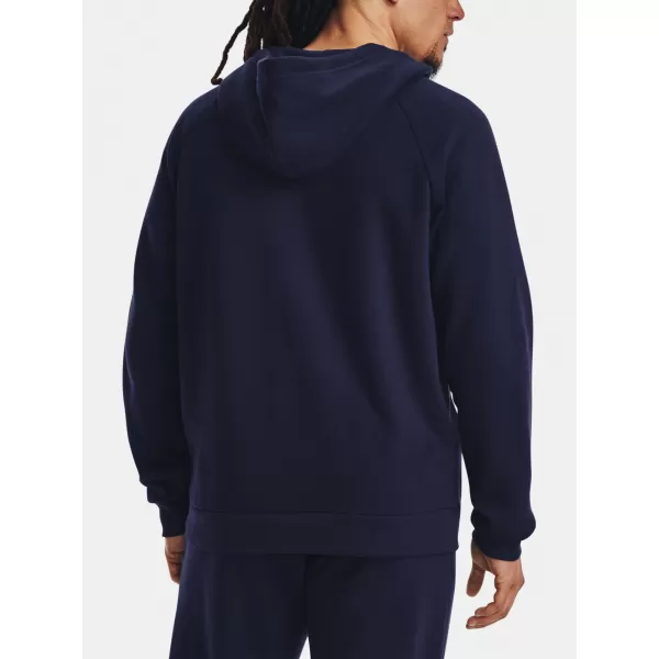  Muški sweatshirt UNDER ARMOUR RIVAL FLEECE FZ HOODIE 1379767-410 PLAVA 