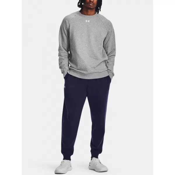  Muški sweatshirt UNDER ARMOUR RIVAL FLEECE CREW 1379755-025 SIVA 