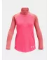 Majica za djevojčice UNDER ARMOUR TECH GRAPHIC 1/2 ZIP 1377586-683 RUŽIČASTA
